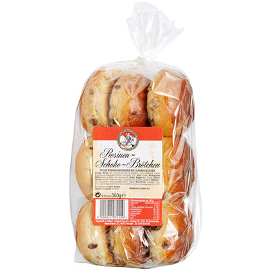 Schoko Rosinenbrötchen