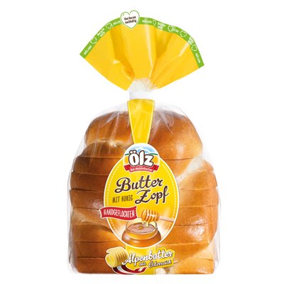 Butter Zopf  mit Honig geschn. 235g